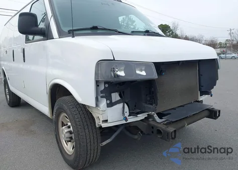 2023 Chevrolet Express Cargo Rwd 2500 Regular Wheelbase Wt from USA, damaged, VIN 1GCWGAFP8P1135697